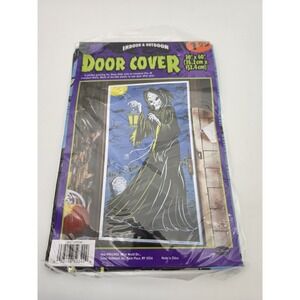 Fun World Halloween Grim Reaper Door Wall Cover 30" x 60" NOS